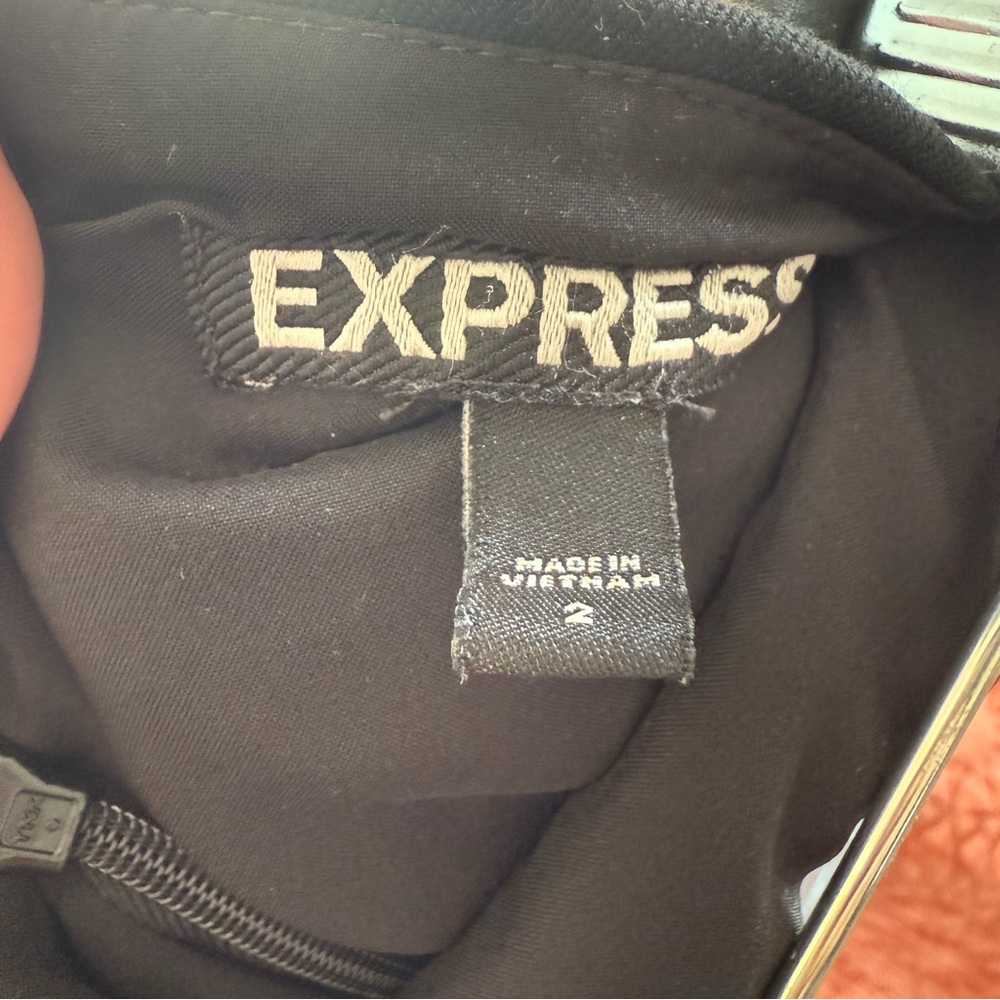 Express Black‎ Pencil Skirt Knee-Length Work - Picture 4 of 4